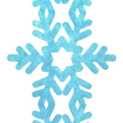 Christmas Snowflake Felt Cutout Ribbon, 1-1/2-inch, 10-yard