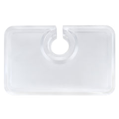 Clear Plastic Plates with Cup Holder, 8-inch, 12-count