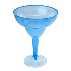 Plastic Margarita Glass Cups, 6-Inch, 6-Piece