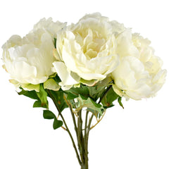 Deluxe Silk Peony Bush, 22-Inch