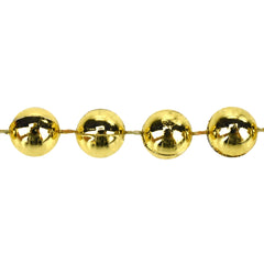 Plastic MOT Pearls Garland Ribbon, 10mm, 6 Yards