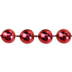 Plastic MOT Pearls Garland Ribbon, 10mm, 6 Yards