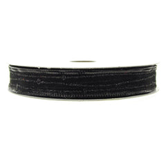 Sheer Glitter Stripe Corsage Ribbon, 5/8-Inch, 50-Yard
