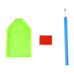 Rose Bush Diamond Gem Painting Kit, 6-5/16-inch
