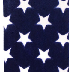 Patriotic Stars Velvet Ribbon, 2-1/2-inch, 20-yard