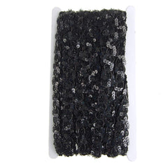 Metallic Sequin Waved Trim, 18mm, 15-Yards