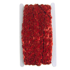 Metallic Sequin Waved Trim, 18mm, 15-Yards