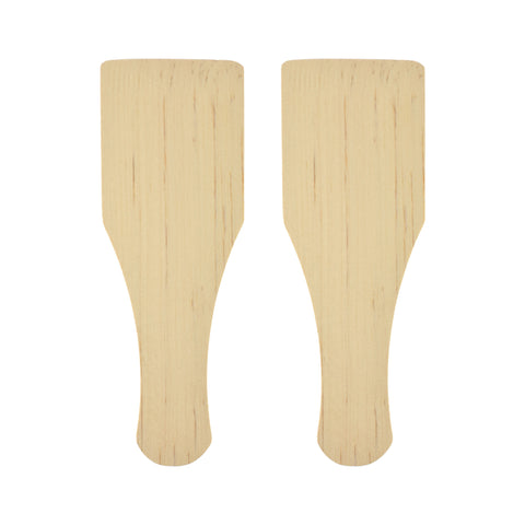 Wooden Craft Flat Spatula, 5-inch, 2-count