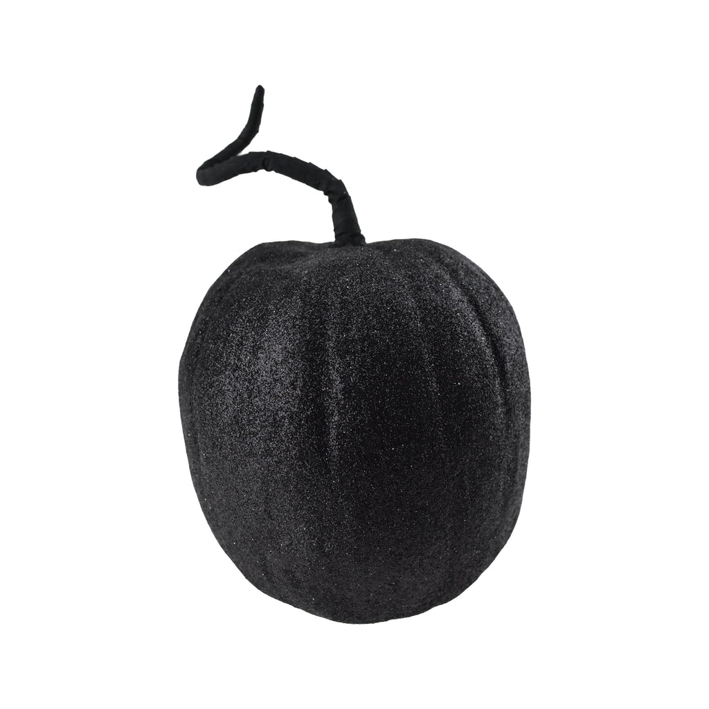 Halloween Artificial Glittered Foam Pumpkin Decor, 6-Inch