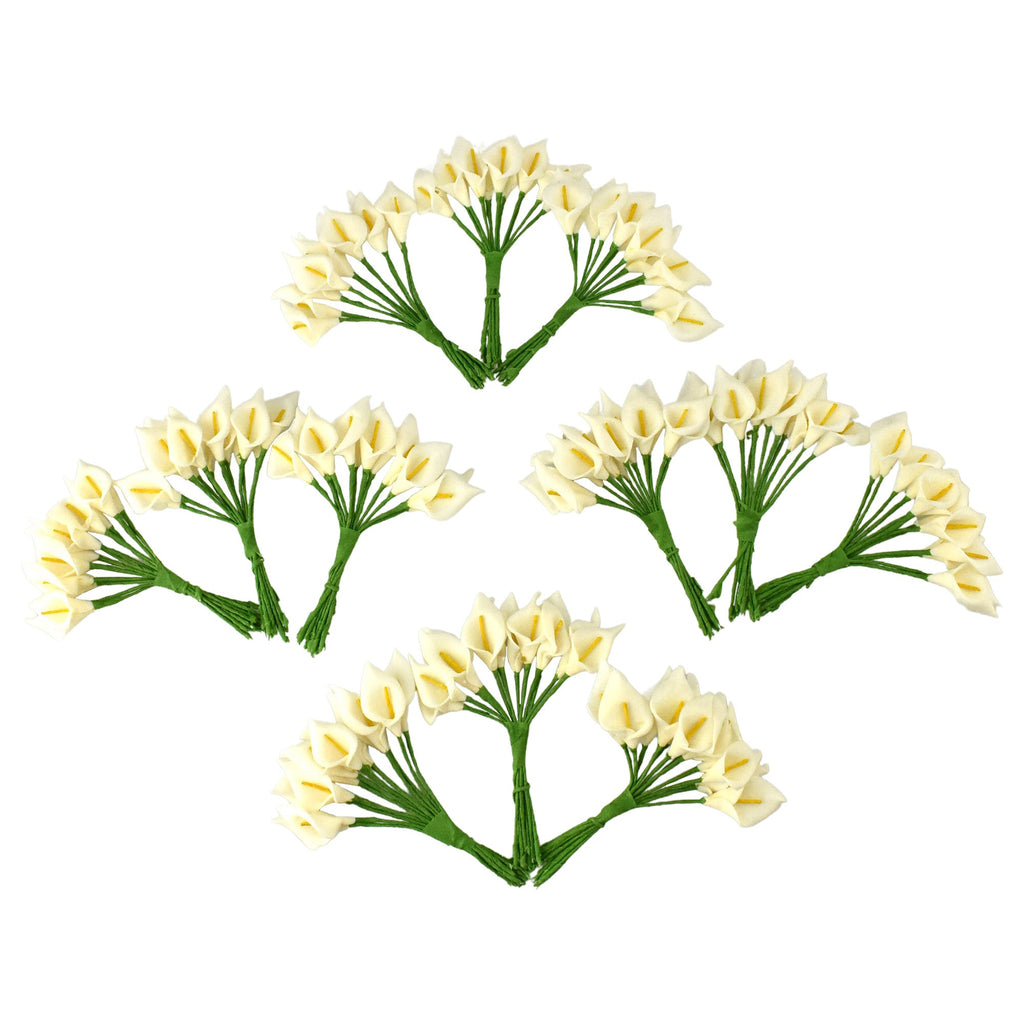 Artificial Calla Lily Stems, 4-inch, 12-count