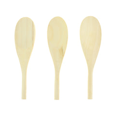 Wooden Craft Spoons, 6-inch, 3-count
