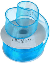 Sheer Organza Wired Edge Ribbon, 1-1/2-inch, 10-yard
