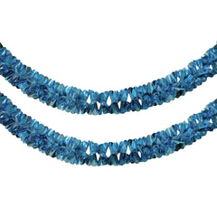 Metallic Floral Foil Garland, 6-1/4-Inch, 12-Feet