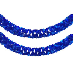 Metallic Floral Foil Garland, 6-1/4-Inch, 12-Feet