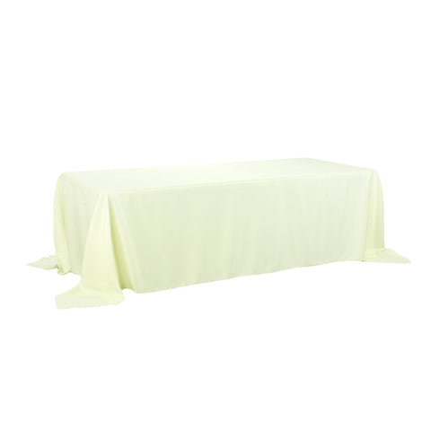 Rectangular Polyester Tablecloth, 90-Inch by 132-Inch