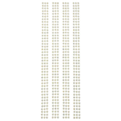 Iridescent Rhinestone Border Strip Stickers, 5mm, 4-count