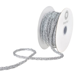 Christmas Metallic Chain Link Tubing Ribbon, 10-yard