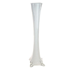 Tall Eiffel Tower Glass Vase Centerpiece, 32-inch