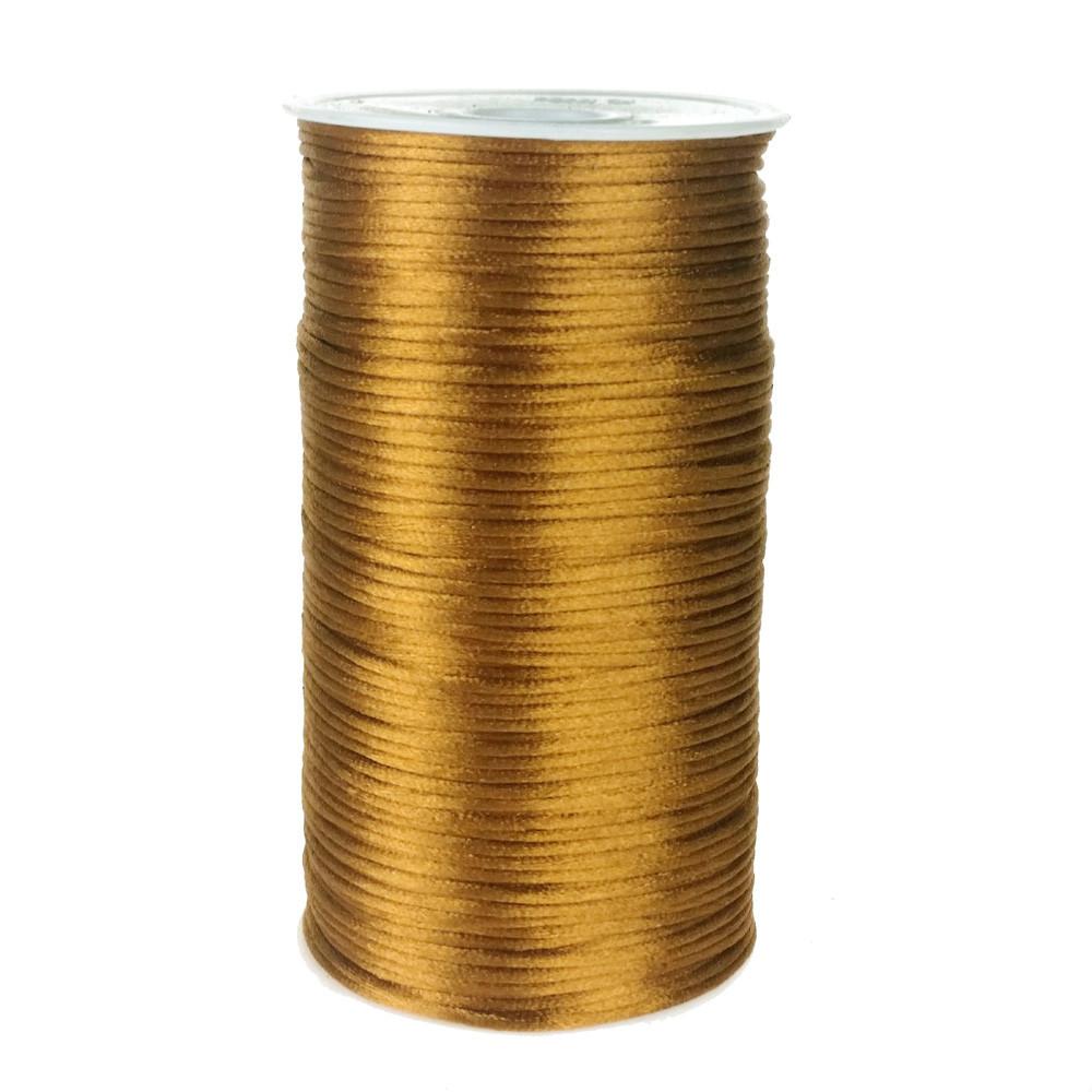 Satin Rat Tail Cord Chinese Knot, 1/16-Inch, 200 Yards