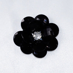 Flower Crystal Lotus, Round Edge, 1-3/4-inch, 6-Piece