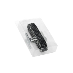 Corsage Wristlet with Rhinestone Band, 1/2-Inch