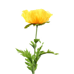 Artificial Poppy Flower Spray, 28-Inch