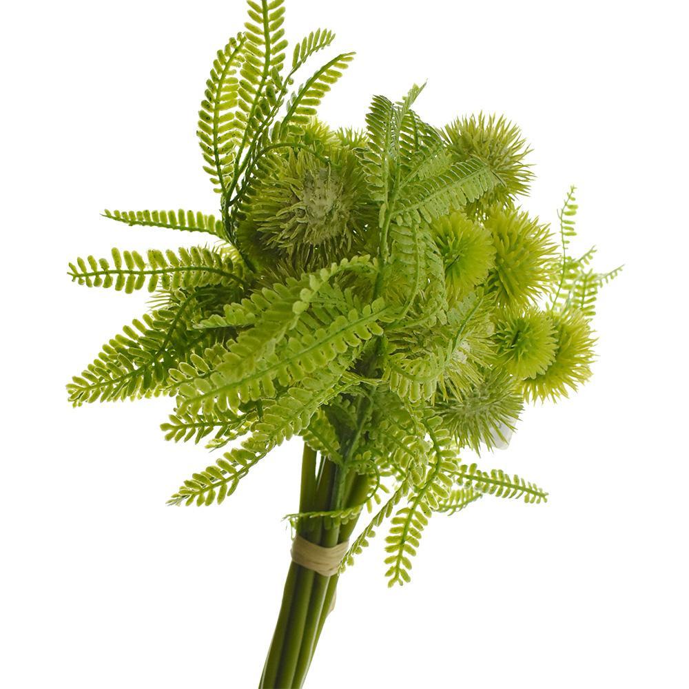 Artificial Thistle Bundle Spray, 12-Inch