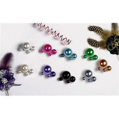 Assorted Plastic Pearl Beads, 14mm, 20mm, 30mm, 84-Piece