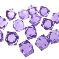 Acrylic Ice Rocks Twelve Point Star, 3/4-Inch, 150-Piece