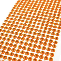 Self Adhesive Rhinestone Circle, 6mm, 72-count