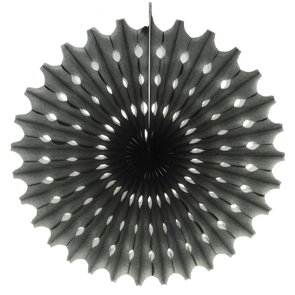 Decoration Hanging Paper Fan, 15-Inch