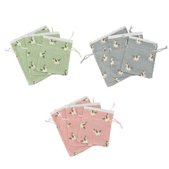 Drawstring Unicorn Pouches, Assorted Sizes, 3-Piece