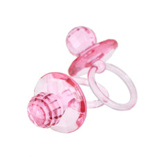 Large Acrylic Baby Pacifier Favors, 2-1/2-Inch, 12-Count