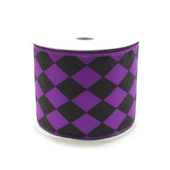 Harlequin Diamond Poly Ribbon, 2-1/2-inch, 10-yard