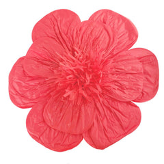 Paper Scalloped Magnolia Wall Flower, 20-Inch