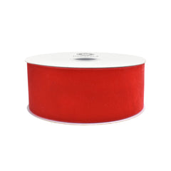 Woven Vintage Velvet Christmas Ribbon, 10-yard