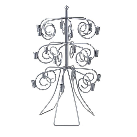 Cake Pop Lollipop Dessert Metal Stand, Silver, 9-Inch