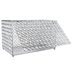 Crystal Money Box Centerpiece, 13-1/2-inch x 8-1/4-inch