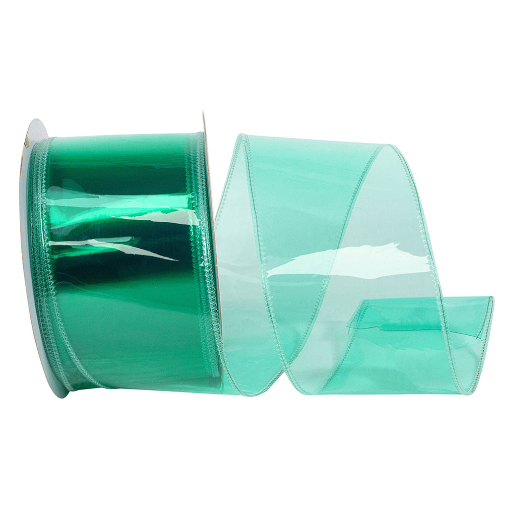 Jelly Vinyl Wired Ribbon, 2-1/2-inch, 10-yard