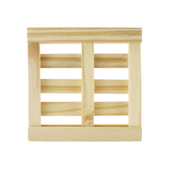 Wooden Craft DIY Mini Pallet, 3-1/8-inch