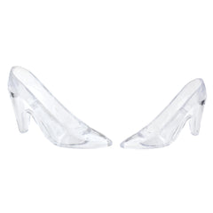 Acrylic High Heel Slipper Wedding Decor Favors, 12-count