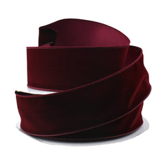 Christmas Velvet Wired Edge Ribbons