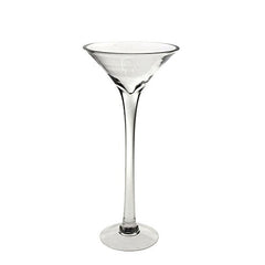 Jumbo Martini Glass Vase Wedding Centerpiece