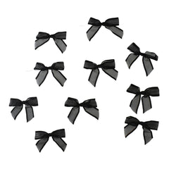 Sheer Satin Edge Twist Tie Bows, 3-1/4-Inch, 100-Count