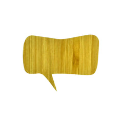 Word Bubble Bamboo Stickers, 2-Inch, 10-Piece