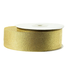 Metallic Taffeta Christmas Ribbons, 25-yard