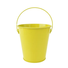 Party Decor Tin Pail with Handle, 4-1/2-Inch