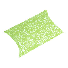 Damask Print Pillow Boxes Favors, 3-Inch, 12-Piece