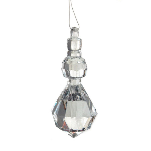 Acrylic Crystal Charms Chandelier Drops, Clear, 2-1/4-inch, 18-Piece