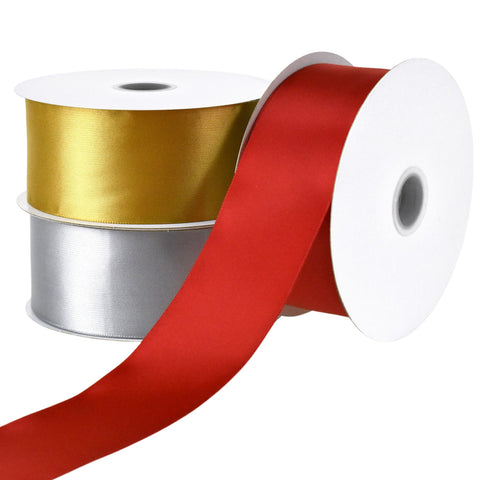 Single Faced Satin Ribbon, 1-1/2-inch, 10-yard